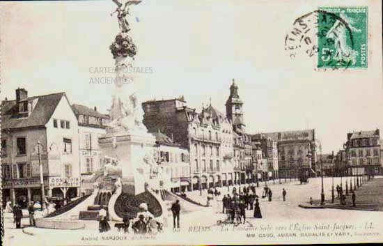 Cartes postales anciennes > CARTES POSTALES > carte postale ancienne > cartes-postales-ancienne.com Grand est Marne Reims