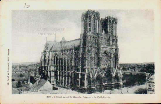 Cartes postales anciennes > CARTES POSTALES > carte postale ancienne > cartes-postales-ancienne.com Grand est Marne Reims