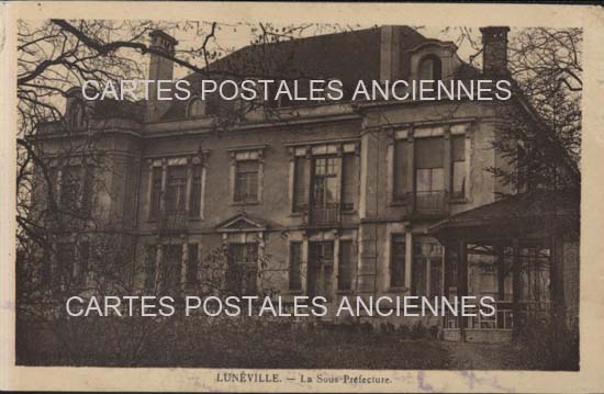 Cartes postales anciennes > CARTES POSTALES > carte postale ancienne > cartes-postales-ancienne.com Grand est Meurthe et moselle Luneville