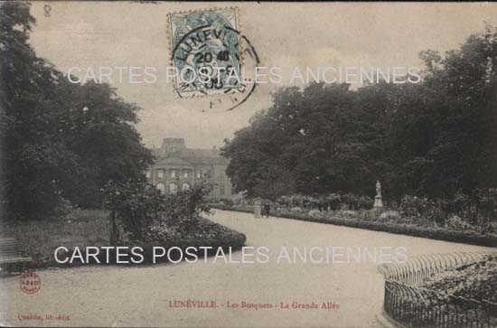 Cartes postales anciennes > CARTES POSTALES > carte postale ancienne > cartes-postales-ancienne.com Grand est Meurthe et moselle Luneville