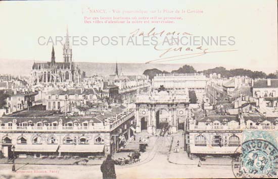 Cartes postales anciennes > CARTES POSTALES > carte postale ancienne > cartes-postales-ancienne.com Grand est Meurthe et moselle Nancy