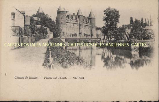 Cartes postales anciennes > CARTES POSTALES > carte postale ancienne > cartes-postales-ancienne.com Bretagne Morbihan Josselin