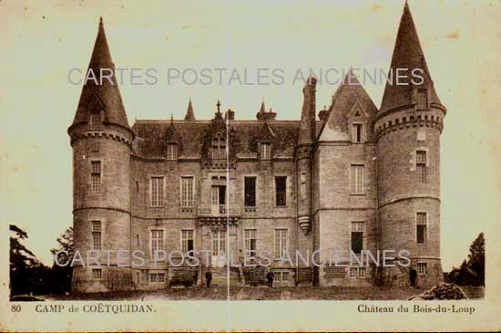 Cartes postales anciennes > CARTES POSTALES > carte postale ancienne > cartes-postales-ancienne.com Bretagne Coetquidan Bellevue