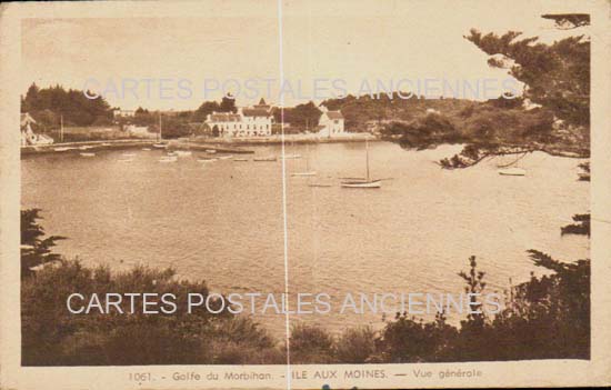 Cartes postales anciennes > CARTES POSTALES > carte postale ancienne > cartes-postales-ancienne.com Bretagne Ile Aux Moines