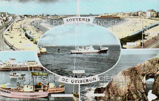 Cartes postales anciennes > CARTES POSTALES > carte postale ancienne > cartes-postales-ancienne.com Bretagne Quiberon