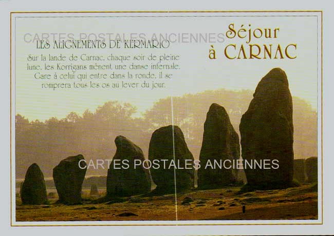 Cartes postales anciennes > CARTES POSTALES > carte postale ancienne > cartes-postales-ancienne.com Bretagne Carnac