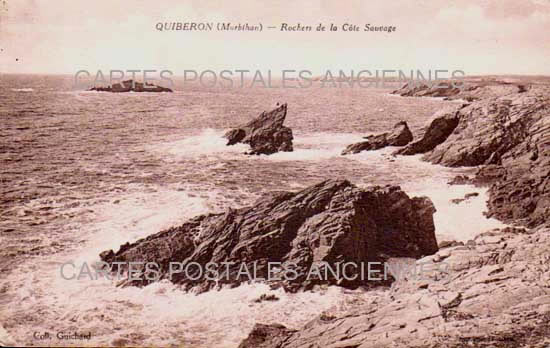 Cartes postales anciennes > CARTES POSTALES > carte postale ancienne > cartes-postales-ancienne.com Bretagne Quiberon