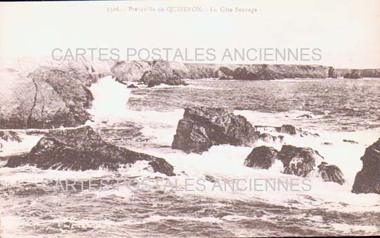 Cartes postales anciennes > CARTES POSTALES > carte postale ancienne > cartes-postales-ancienne.com Bretagne Quiberon