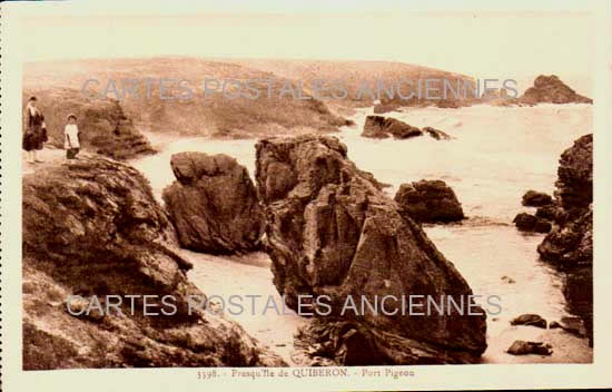 Cartes postales anciennes > CARTES POSTALES > carte postale ancienne > cartes-postales-ancienne.com Bretagne Quiberon