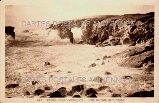 Cartes postales anciennes > CARTES POSTALES > carte postale ancienne > cartes-postales-ancienne.com Bretagne Quiberon