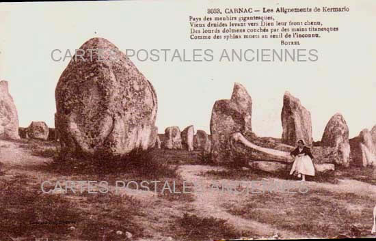 Cartes postales anciennes > CARTES POSTALES > carte postale ancienne > cartes-postales-ancienne.com Bretagne Carnac