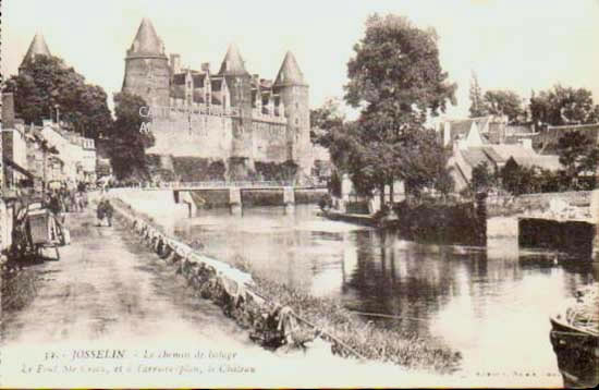 Cartes postales anciennes > CARTES POSTALES > carte postale ancienne > cartes-postales-ancienne.com Bretagne Josselin