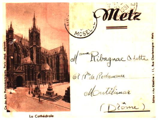 Cartes postales anciennes > CARTES POSTALES > carte postale ancienne > cartes-postales-ancienne.com Grand est Metz