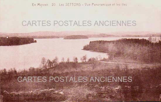 Cartes postales anciennes > CARTES POSTALES > carte postale ancienne > cartes-postales-ancienne.com Bourgogne franche comte Nievre Les Settons