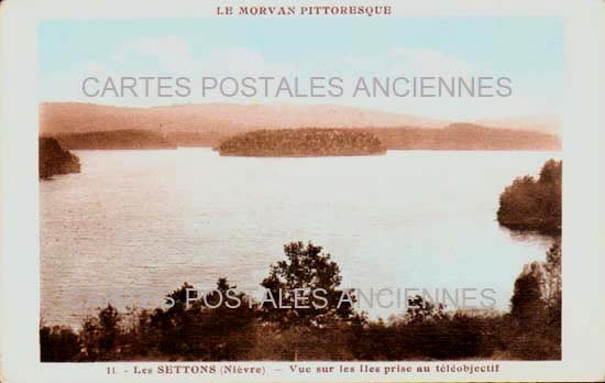 Cartes postales anciennes > CARTES POSTALES > carte postale ancienne > cartes-postales-ancienne.com Bourgogne franche comte Nievre Les Settons