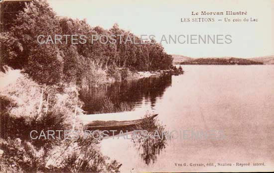 Cartes postales anciennes > CARTES POSTALES > carte postale ancienne > cartes-postales-ancienne.com Bourgogne franche comte Nievre Les Settons