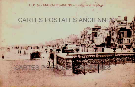 Cartes postales anciennes > CARTES POSTALES > carte postale ancienne > cartes-postales-ancienne.com Hauts de france Malo Les Bains