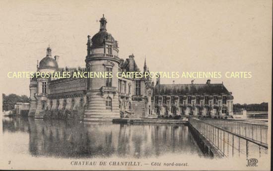 Cartes postales anciennes > CARTES POSTALES > carte postale ancienne > cartes-postales-ancienne.com Hauts de france Chantilly