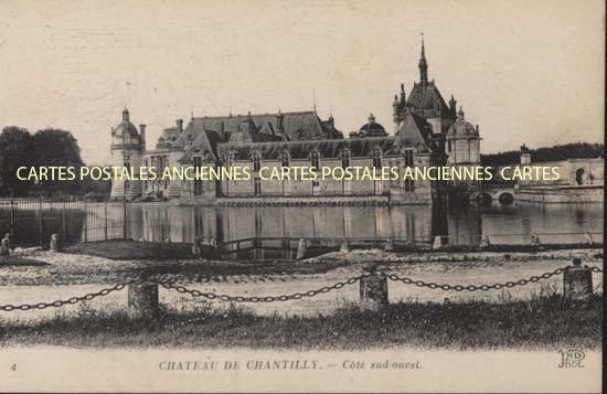 Cartes postales anciennes > CARTES POSTALES > carte postale ancienne > cartes-postales-ancienne.com Hauts de france Chantilly