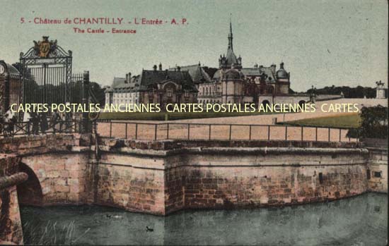 Cartes postales anciennes > CARTES POSTALES > carte postale ancienne > cartes-postales-ancienne.com Hauts de france Chantilly