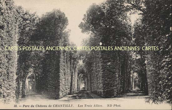 Cartes postales anciennes > CARTES POSTALES > carte postale ancienne > cartes-postales-ancienne.com Hauts de france Chantilly