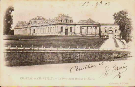 Cartes postales anciennes > CARTES POSTALES > carte postale ancienne > cartes-postales-ancienne.com Hauts de france Chantilly