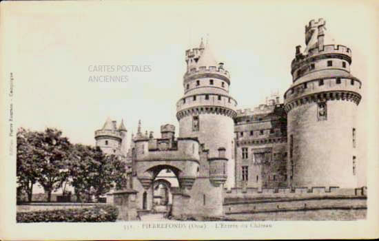 Cartes postales anciennes > CARTES POSTALES > carte postale ancienne > cartes-postales-ancienne.com Hauts de france Oise Pierrefonds