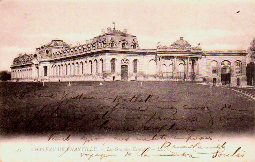 Cartes postales anciennes > CARTES POSTALES > carte postale ancienne > cartes-postales-ancienne.com Hauts de france Oise Chantilly