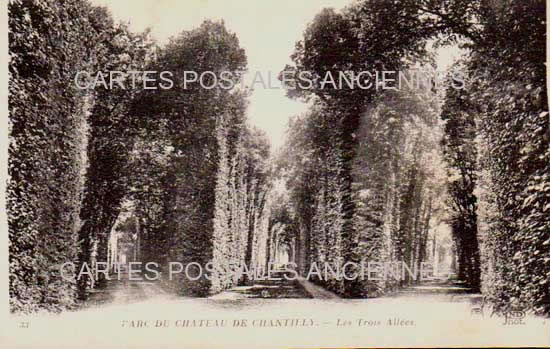 Cartes postales anciennes > CARTES POSTALES > carte postale ancienne > cartes-postales-ancienne.com Hauts de france Oise Chantilly