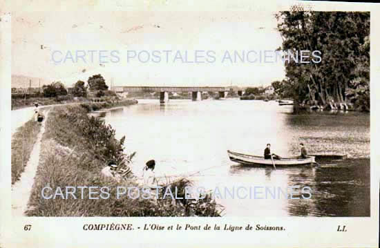 Cartes postales anciennes > CARTES POSTALES > carte postale ancienne > cartes-postales-ancienne.com Hauts de france Oise Compiegne