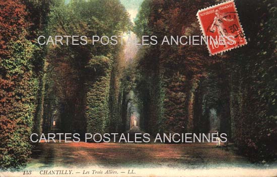 Cartes postales anciennes > CARTES POSTALES > carte postale ancienne > cartes-postales-ancienne.com Hauts de france Oise Chantilly