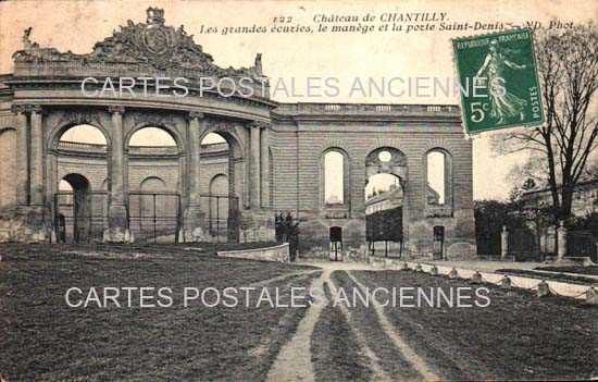 Cartes postales anciennes > CARTES POSTALES > carte postale ancienne > cartes-postales-ancienne.com Hauts de france Oise Chantilly