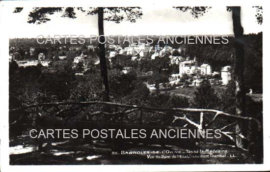 Cartes postales anciennes > CARTES POSTALES > carte postale ancienne > cartes-postales-ancienne.com Normandie Bagnoles De L'Orne