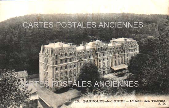 Cartes postales anciennes > CARTES POSTALES > carte postale ancienne > cartes-postales-ancienne.com Normandie Bagnoles De L'Orne