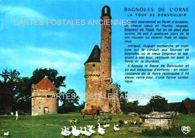 Cartes postales anciennes > CARTES POSTALES > carte postale ancienne > cartes-postales-ancienne.com Normandie Bagnoles De L'Orne