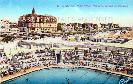 Cartes postales anciennes > CARTES POSTALES > carte postale ancienne > cartes-postales-ancienne.com Hauts de france Le Touquet Paris Plage