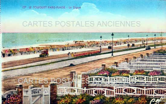 Cartes postales anciennes > CARTES POSTALES > carte postale ancienne > cartes-postales-ancienne.com Hauts de france Le Touquet Paris Plage