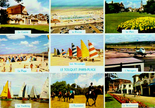 Cartes postales anciennes > CARTES POSTALES > carte postale ancienne > cartes-postales-ancienne.com Hauts de france Le Touquet Paris Plage