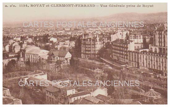 Cartes postales anciennes > CARTES POSTALES > carte postale ancienne > cartes-postales-ancienne.com Auvergne rhone alpes Puy de dome Royat