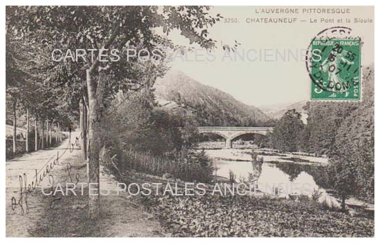 Cartes postales anciennes > CARTES POSTALES > carte postale ancienne > cartes-postales-ancienne.com Auvergne rhone alpes Puy de dome Chateauneuf Les Bains