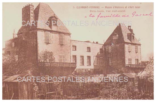 Cartes postales anciennes > CARTES POSTALES > carte postale ancienne > cartes-postales-ancienne.com Auvergne rhone alpes Puy de dome Clermont Ferrand