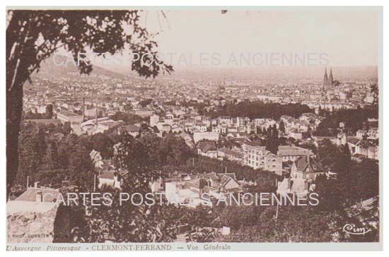 Cartes postales anciennes > CARTES POSTALES > carte postale ancienne > cartes-postales-ancienne.com Auvergne rhone alpes Puy de dome Clermont Ferrand