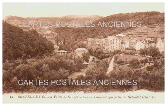 Cartes postales anciennes > CARTES POSTALES > carte postale ancienne > cartes-postales-ancienne.com Auvergne rhone alpes Puy de dome Chatelguyon