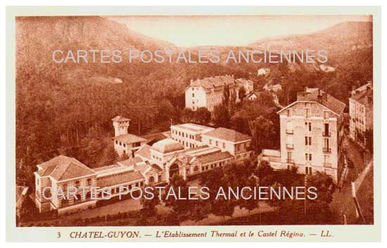 Cartes postales anciennes > CARTES POSTALES > carte postale ancienne > cartes-postales-ancienne.com Auvergne rhone alpes Puy de dome Chatelguyon