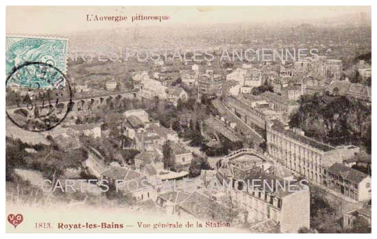 Cartes postales anciennes > CARTES POSTALES > carte postale ancienne > cartes-postales-ancienne.com Auvergne rhone alpes Puy de dome Royat