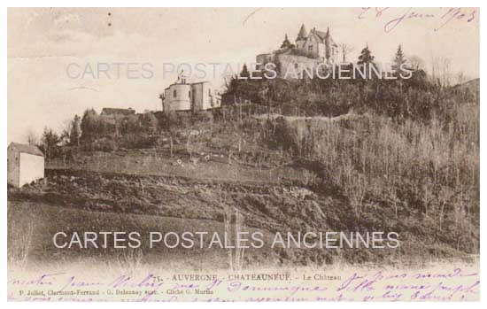 Cartes postales anciennes > CARTES POSTALES > carte postale ancienne > cartes-postales-ancienne.com Auvergne rhone alpes Puy de dome Chateauneuf Les Bains