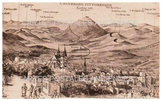 Cartes postales anciennes > CARTES POSTALES > carte postale ancienne > cartes-postales-ancienne.com Auvergne rhone alpes Puy de dome Clermont Ferrand