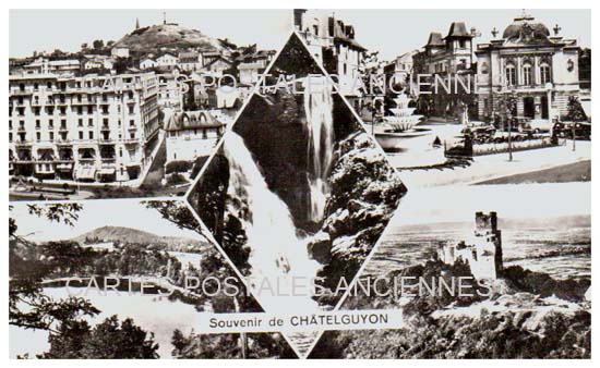 Cartes postales anciennes > CARTES POSTALES > carte postale ancienne > cartes-postales-ancienne.com Auvergne rhone alpes Puy de dome Chatelguyon