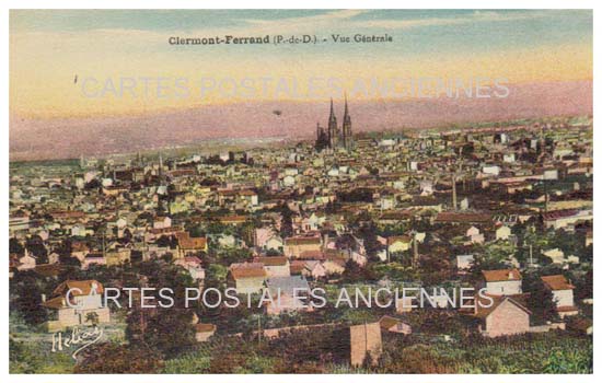 Cartes postales anciennes > CARTES POSTALES > carte postale ancienne > cartes-postales-ancienne.com Auvergne rhone alpes Puy de dome Clermont Ferrand