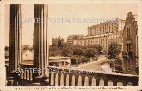 Cartes postales anciennes > CARTES POSTALES > carte postale ancienne > cartes-postales-ancienne.com Auvergne rhone alpes Puy de dome Royat